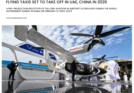 Flying Taxis Set to Take Off in UAE & China by 2026