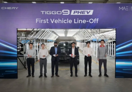 Chery Master Pakistan sets a new industry benchmark with Tiggo 8 and Tiggo 9 PHEV CKD Line-Off in five days