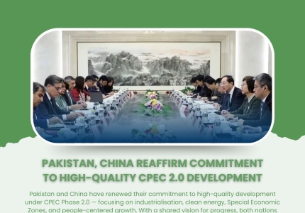 Pakistan, China reaffirm commitment to high-quality CPEC 2.0 development