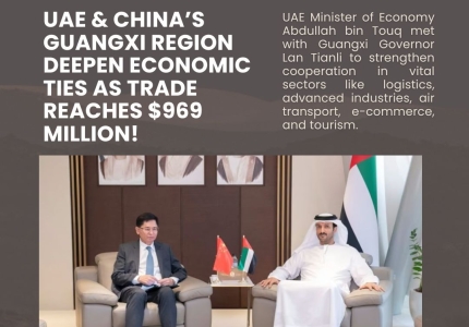UAE & China’s Guangxi deepen ties in vital sectors as bilateral trade grows to $969 million!