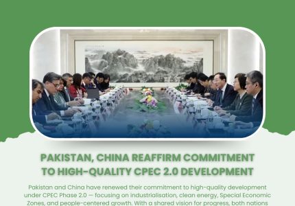 Pakistan, China reaffirm commitment to high-quality CPEC 2.0 development