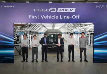 Chery Master Pakistan sets a new industry benchmark with Tiggo 8 and Tiggo 9 PHEV CKD Line-Off in five days